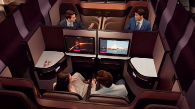 Qatar Airways presenta la nuova business class, Q Suite | video