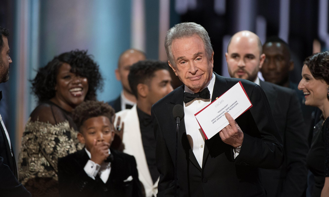 Errore agli Oscar, ecco cosa è successo davvero