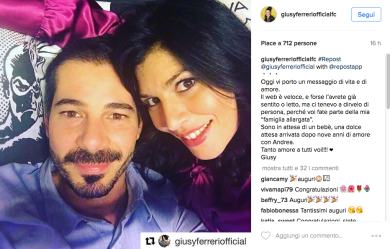 Giusy Ferreri è incinta