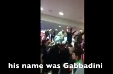 Il coro per Gabbiadini dei tifosi del Southampton