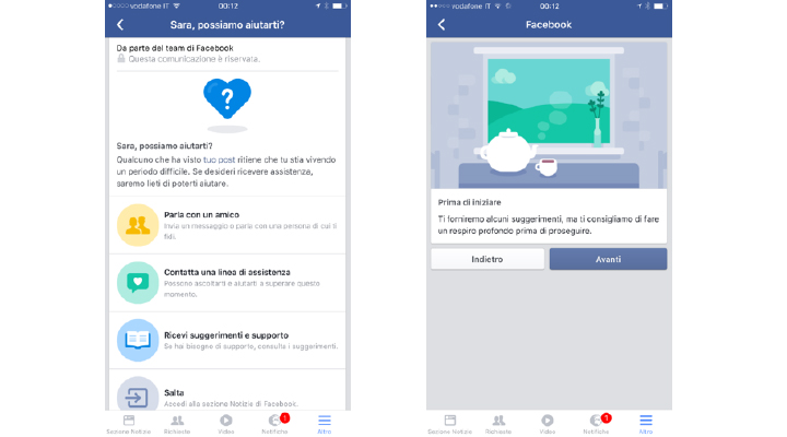 Facebook prova l’intelligenza artificiale per prevenire i suicidi Facebook prova l’intelligenza artificiale per prevenire i suicidi