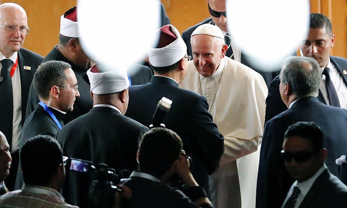 Papa Francesco in Egitto: il discorso contro il terrorismo