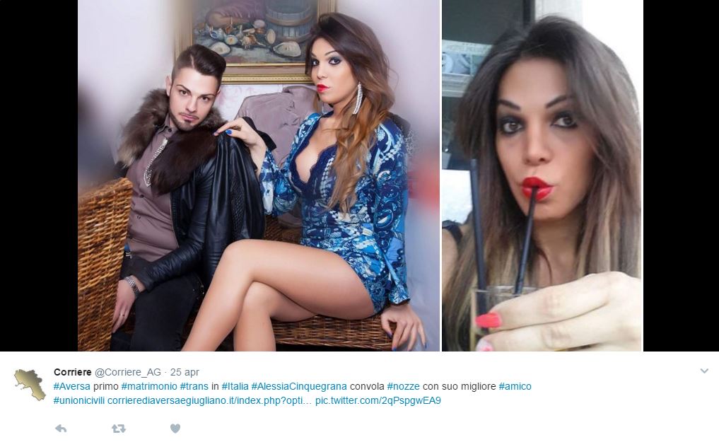 La storia di Alessia, la prima sposa trans d’Italia La storia di Alessia, la prima sposa trans d’Italia