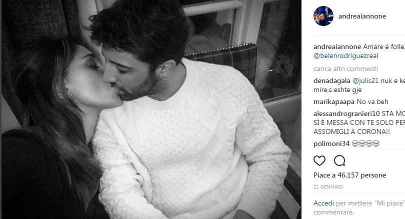 Un nido d’amore per Belén Rodriguez e Andrea Iannone