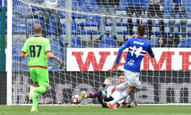 Sampdoria – Crotone 1-2: il capolavoro di Schick non basta