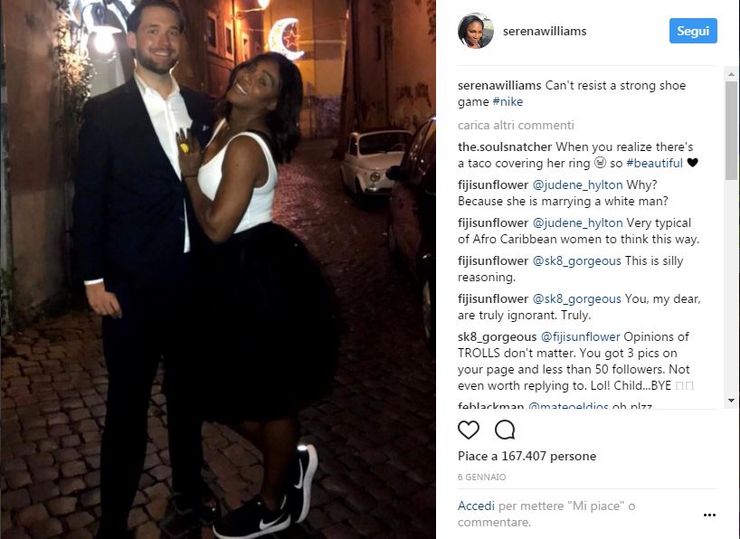 Il giallo della gravidanza di Serena Williams