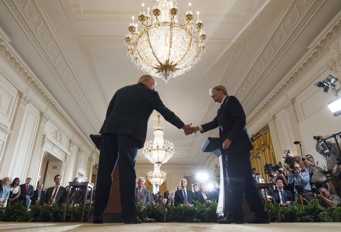 Trump-Gentiloni: incontro alla Casa Bianca – Foto Trump-Gentiloni: incontro alla Casa Bianca – Foto