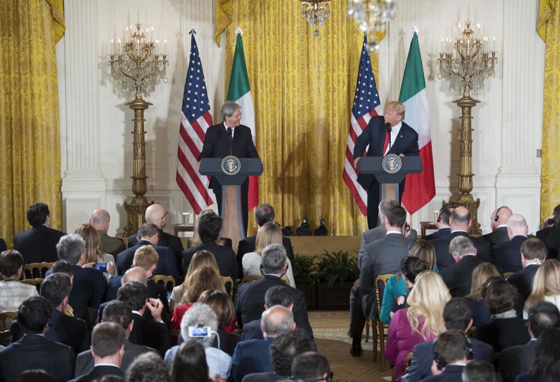 Trump-Gentiloni: incontro alla Casa Bianca – Foto Trump-Gentiloni: incontro alla Casa Bianca – Foto