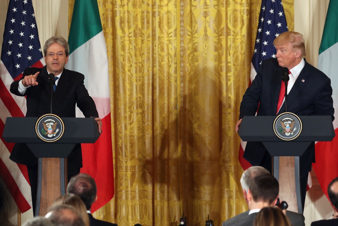 Trump-Gentiloni: incontro alla Casa Bianca – Foto Trump-Gentiloni: incontro alla Casa Bianca – Foto