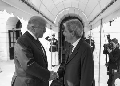 Trump-Gentiloni: incontro alla Casa Bianca – Foto