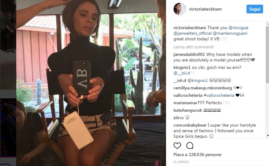 Una medaglia d’onore per Victoria Beckham