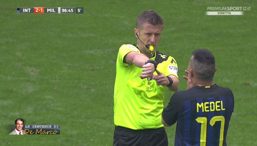 32a giornata, errori arbitrali: Inter-Milan, derby con polemiche contro Orsato