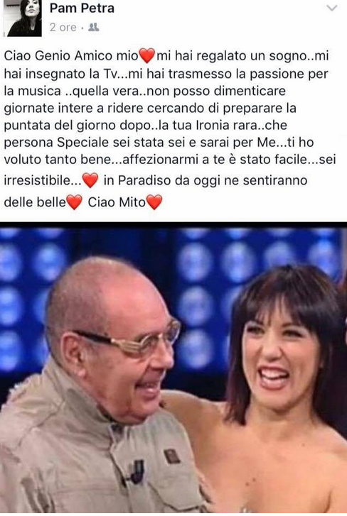 Il cordoglio vip per la morte di Gianni Boncompagni