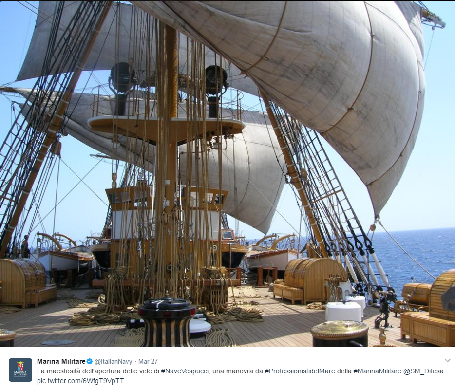 Galleria foto 'La Nave Vespucci ritorna in America' - foto 19