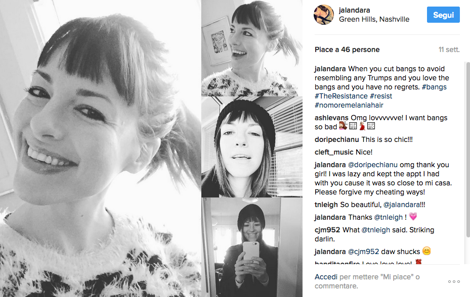 Galleria foto 'Anche Katy Perry taglia i capelli per protesta' - foto 9