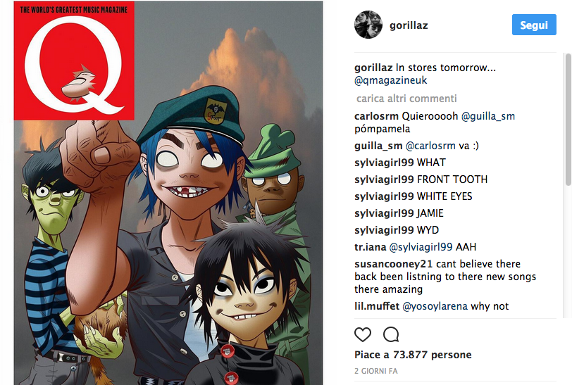 I Gorillaz diventano una serie tv animata I Gorillaz diventano una serie tv animata