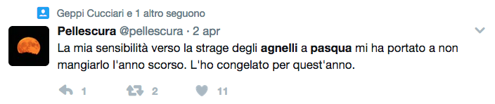 Pasqua, la battaglia social sull’agnello