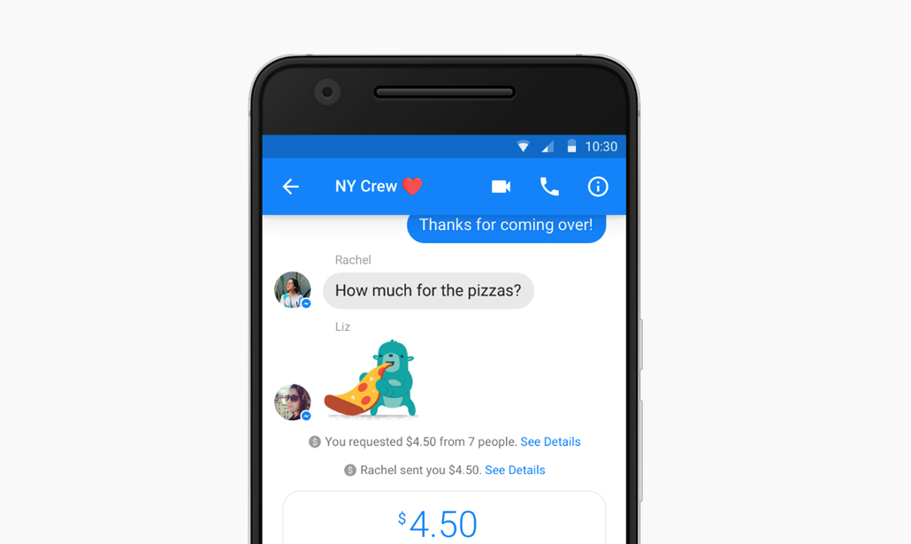 Pagamenti di gruppo? Ecco come farli su Facebook Messenger