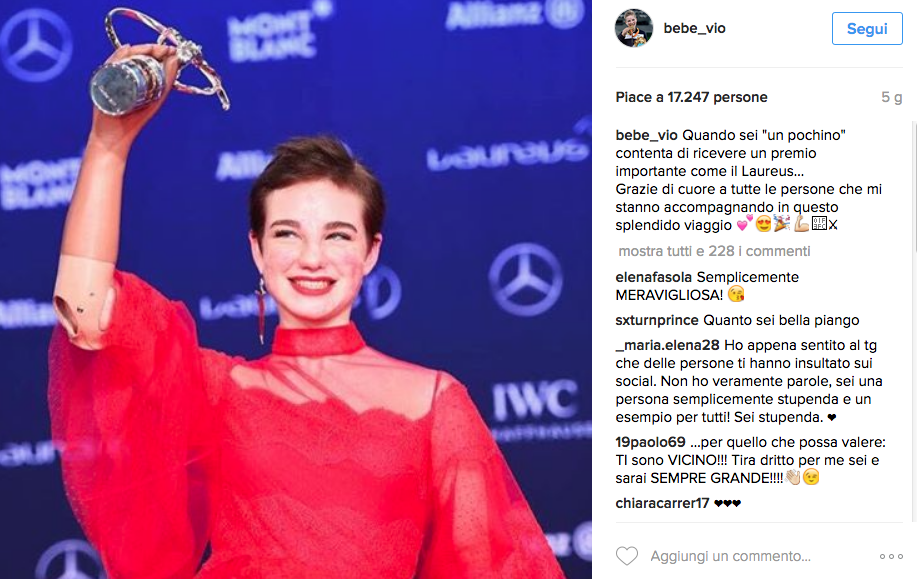Bebe Vio campionessa anche in versione cartoon