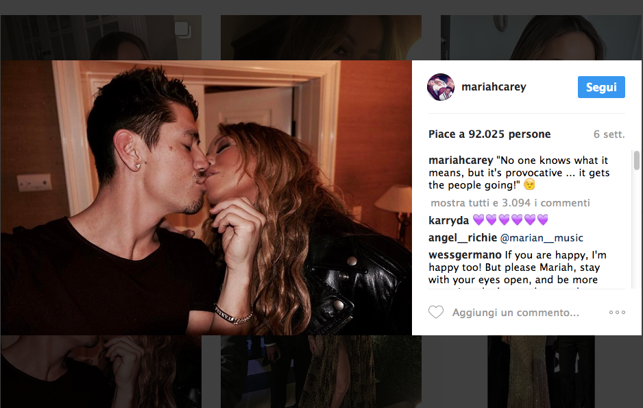 Mariah Carey litiga ancora con Cupido