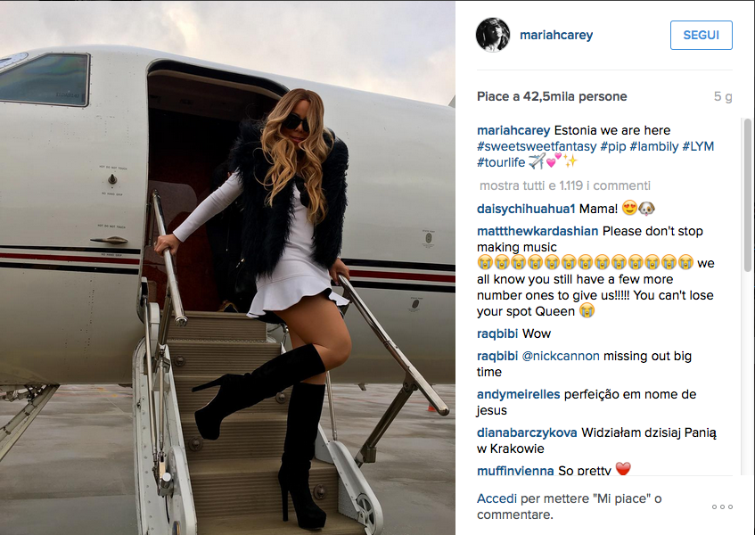 Mariah Carey litiga ancora con Cupido