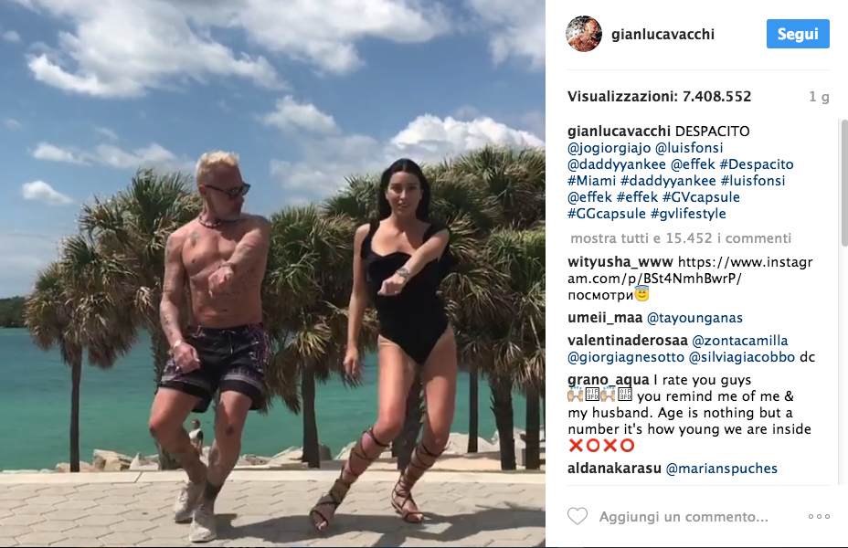 Nuovo balletto virale per Gianluca Vacchi