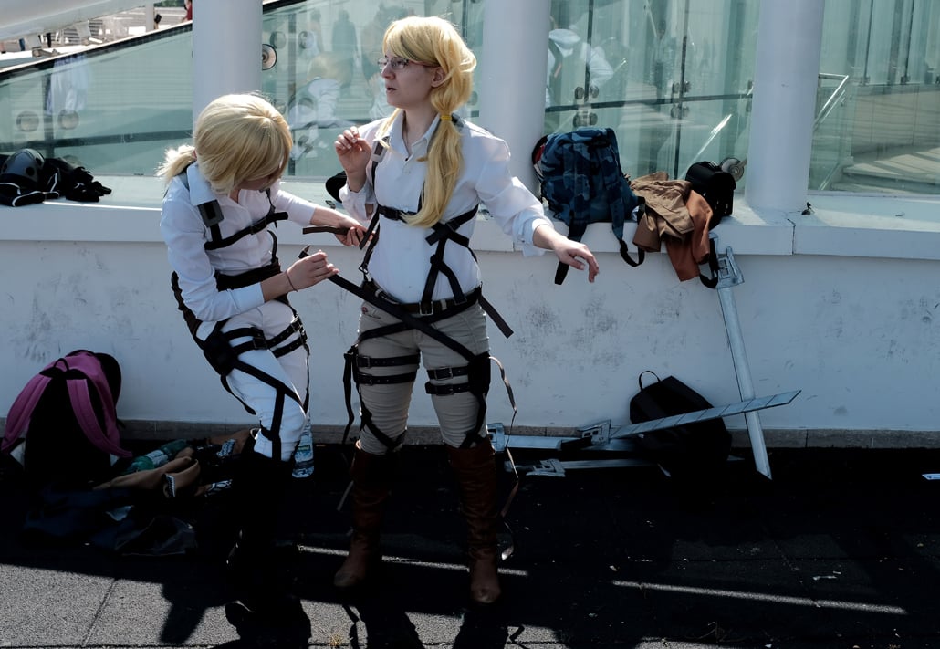 Le cosplayer di Romics 2017