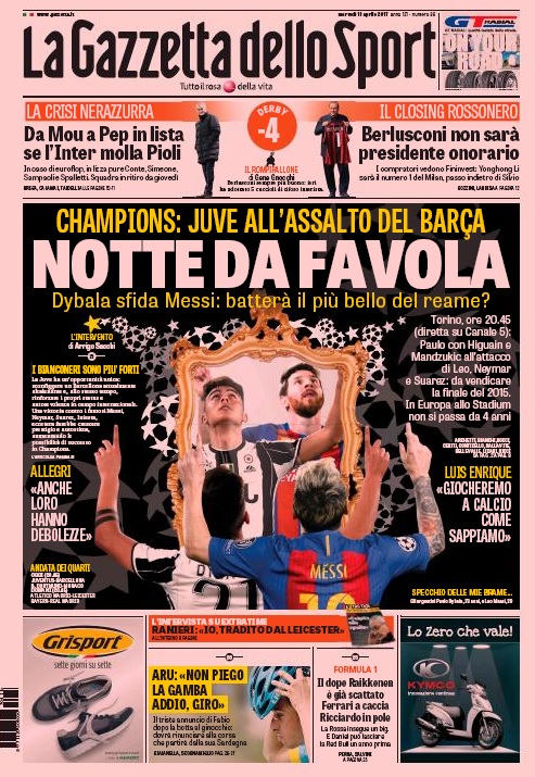 Juventus-Barcellona: Dybala e Higuain contro Messi, sfida Champions Juventus-Barcellona: Dybala e Higuain contro Messi, sfida Champions