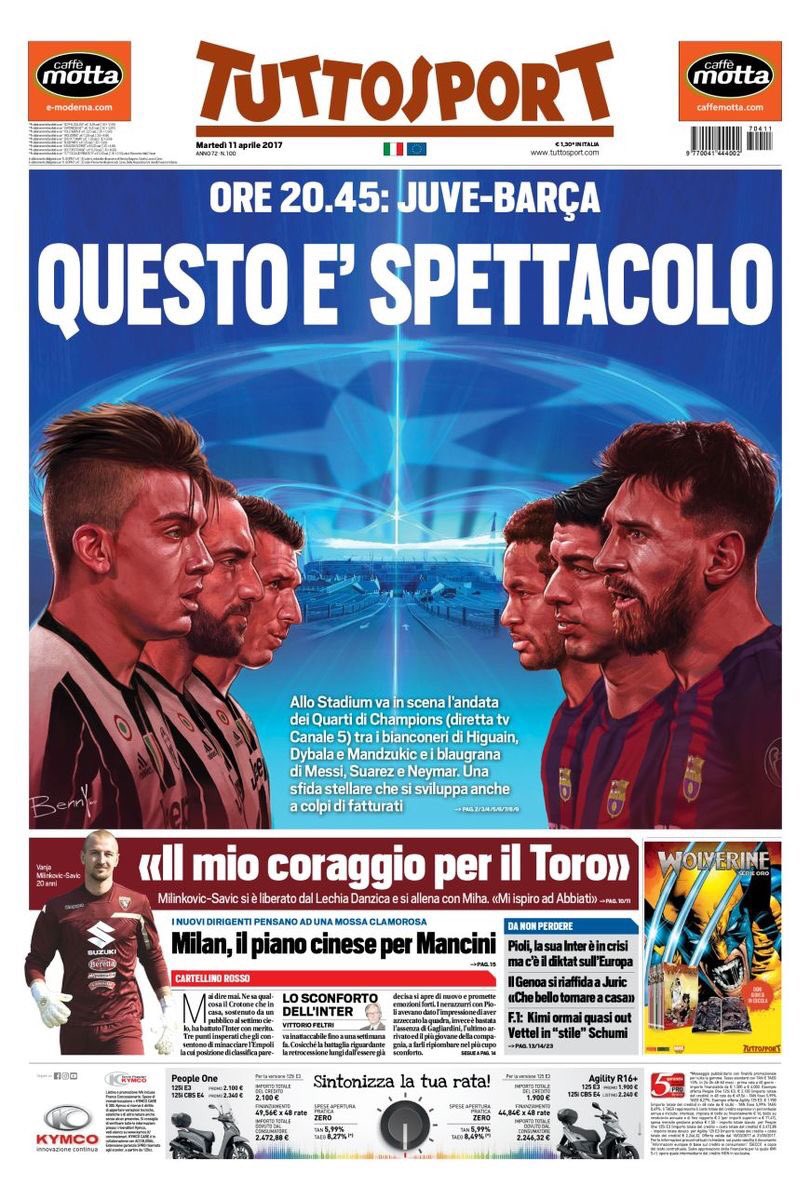 Juventus-Barcellona: Dybala e Higuain contro Messi, sfida Champions Juventus-Barcellona: Dybala e Higuain contro Messi, sfida Champions