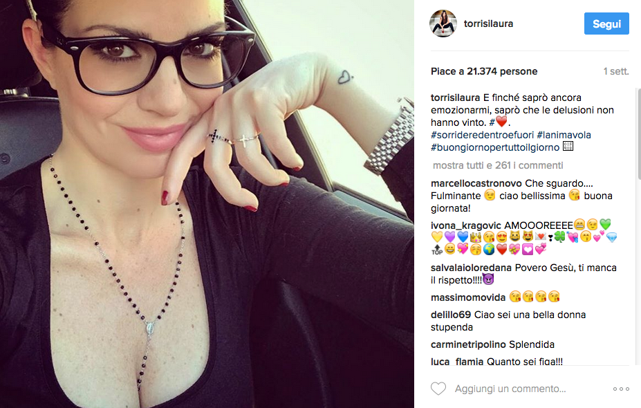 Laura Torrisi volta pagina per amore