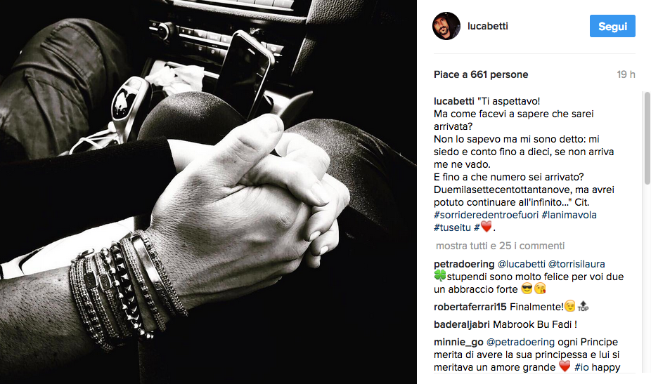 Laura Torrisi volta pagina per amore