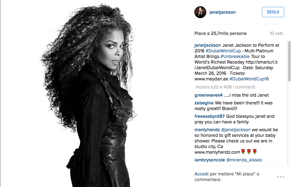 Janet Jackson, prima la figlia, ora il divorzio