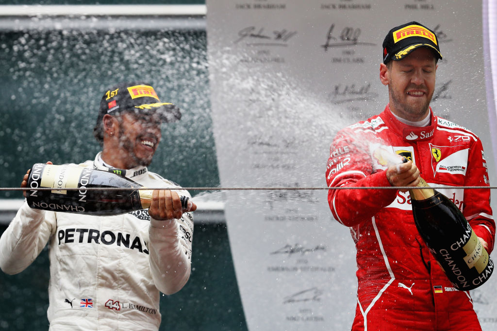 Gp Cina, Ferrari sul podio (e Vettel sfida il vincitore Hamilton)