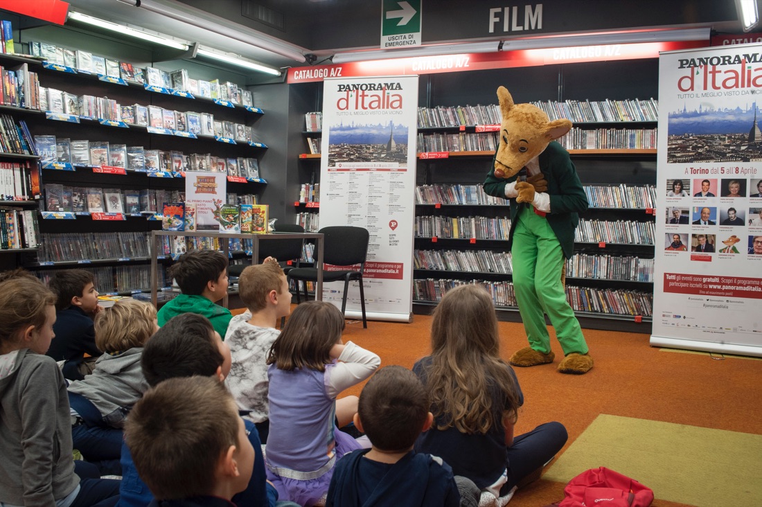 Geronimo Stilton dai piccoli lettori di Torino – FOTO