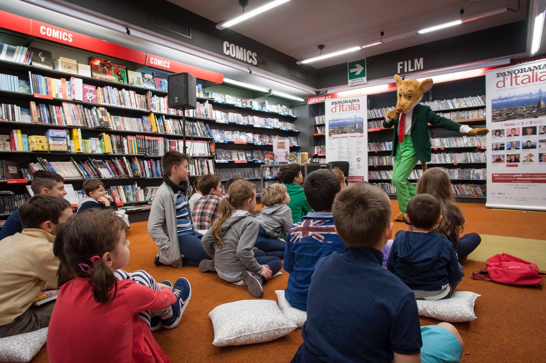 Geronimo Stilton dai piccoli lettori di Torino – FOTO