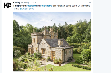 In vendita il castello più piccolo d’Inghilterra