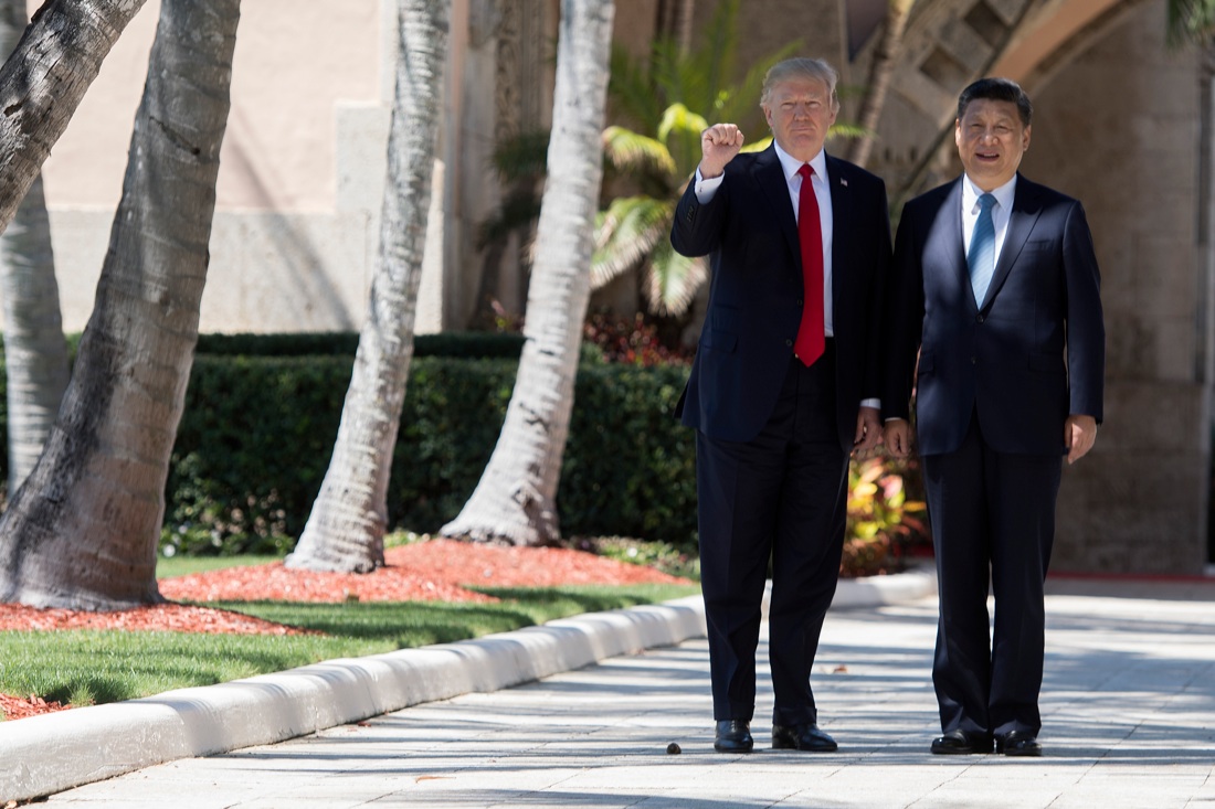 Donald Trump e Xi Jingping: le foto dell’incontro