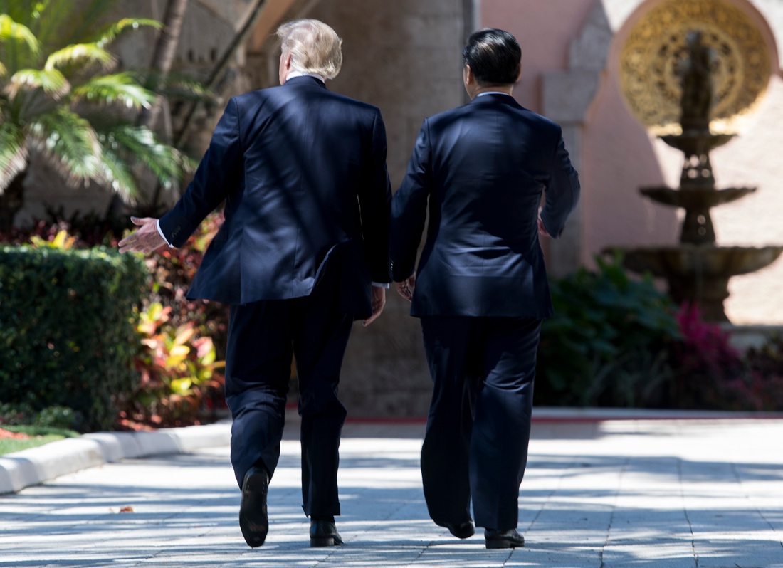 Donald Trump e Xi Jingping: le foto dell’incontro