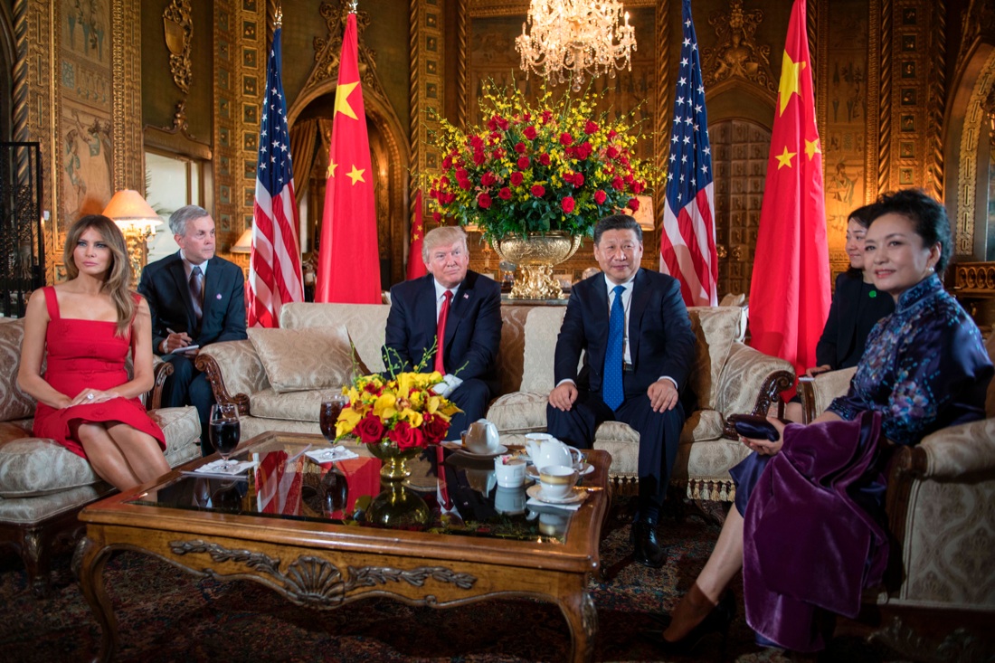 Donald Trump e Xi Jingping: le foto dell’incontro