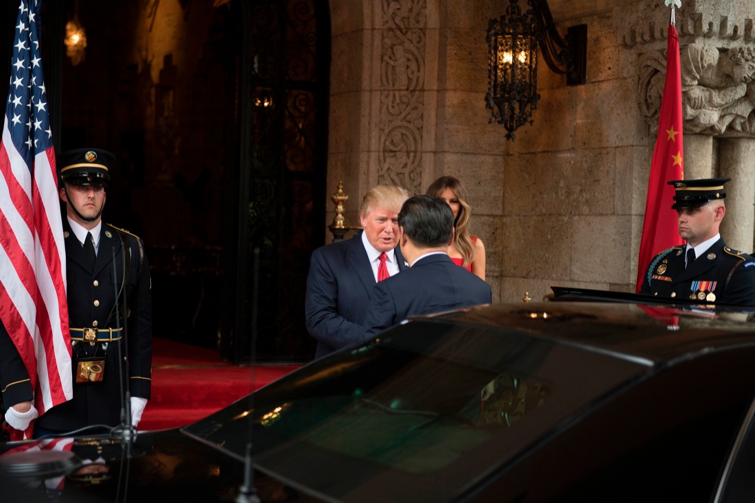 Donald Trump e Xi Jingping: le foto dell’incontro