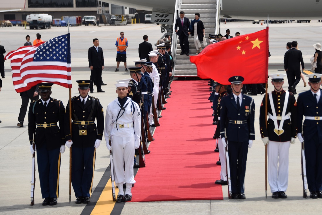 Donald Trump e Xi Jingping: le foto dell’incontro