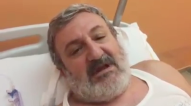 Michele Emiliano, il video in canottiera dall’ospedale