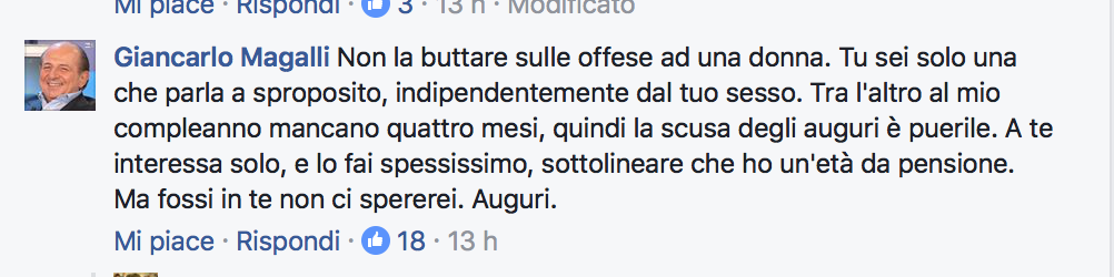I Fatti Vostri, Adriana Volpe: “Querelo Giancarlo Magalli, da lui parole vili”