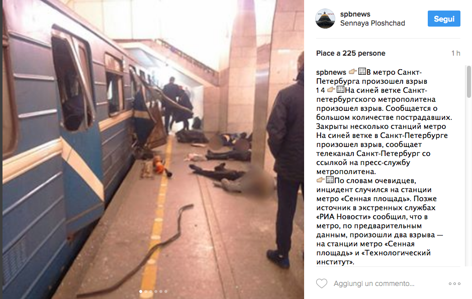 Russia: chi sono le vittime delle bombe a San Pietroburgo