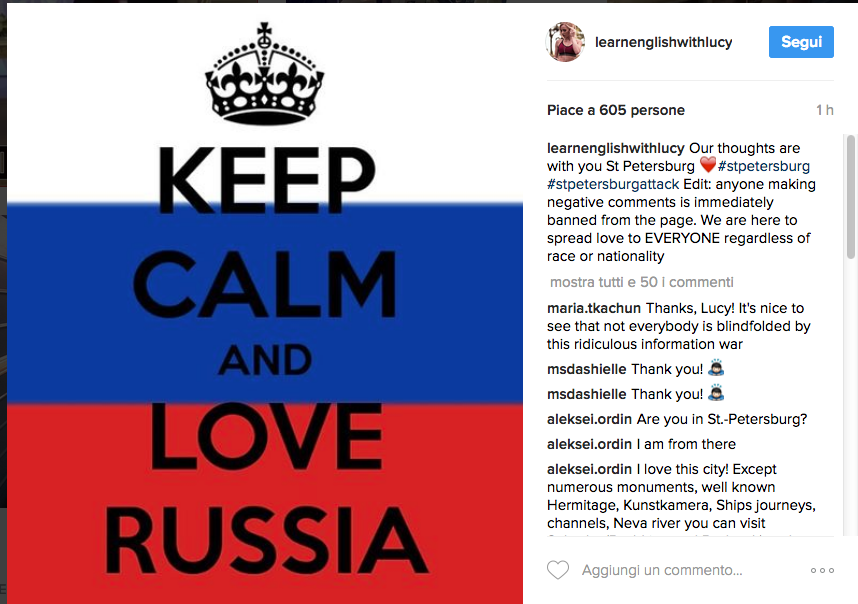 Attentato a San Pietroburgo, le reazioni dei social network