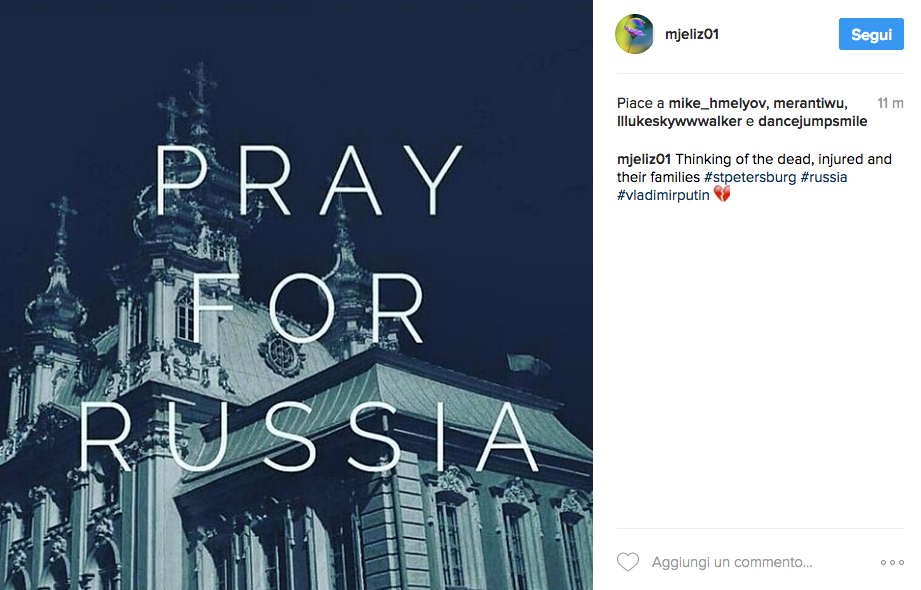 Attentato a San Pietroburgo, le reazioni dei social network