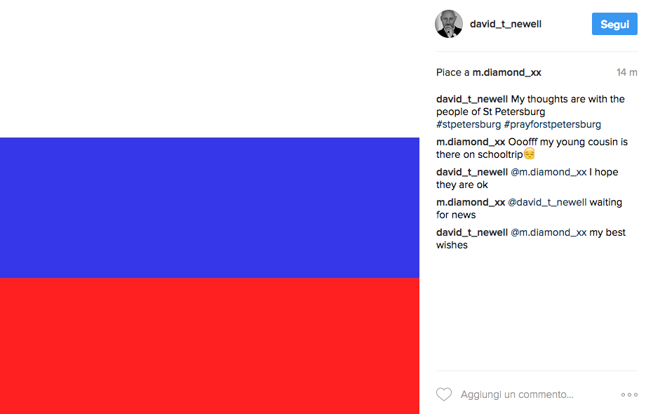 Attentato a San Pietroburgo, le reazioni dei social network