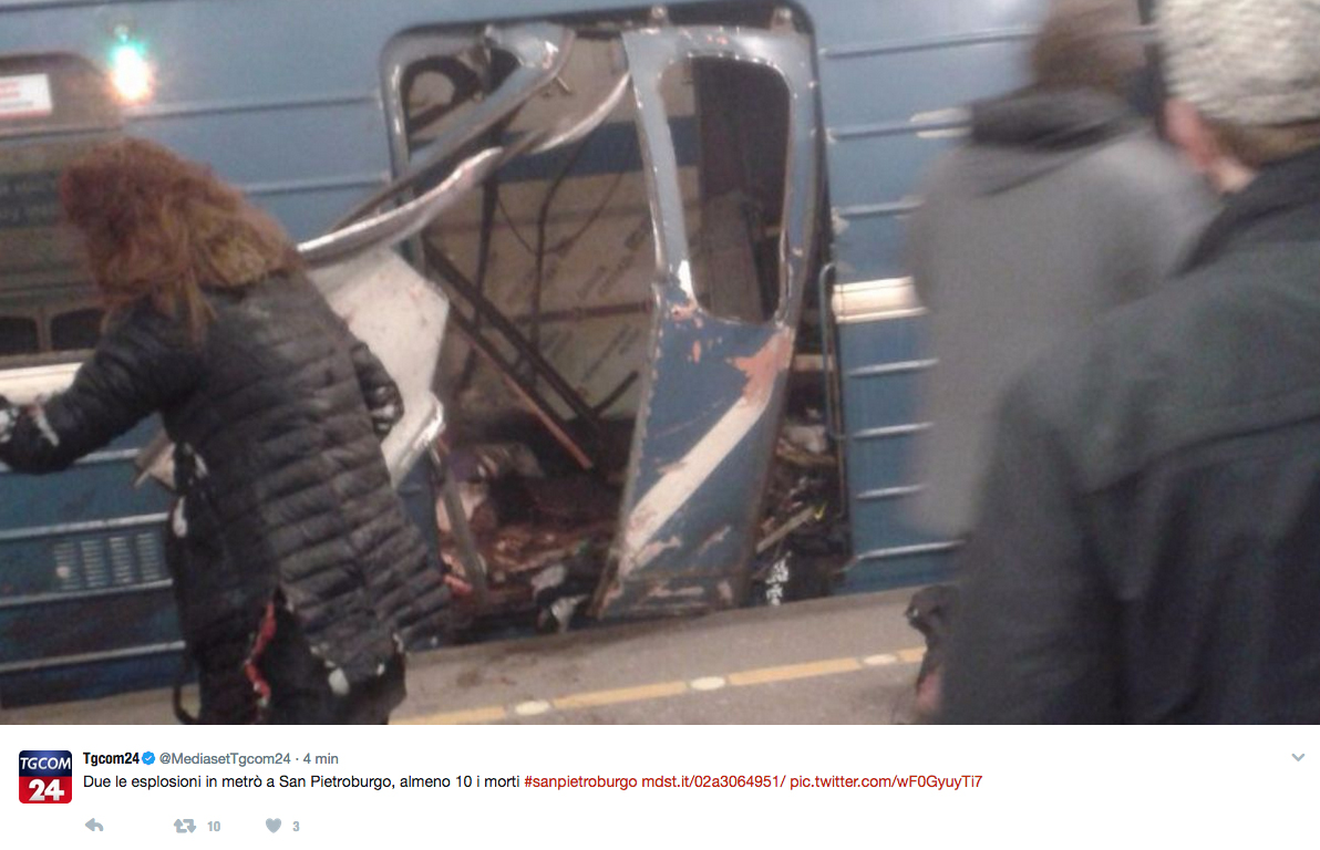 Attentato a San Pietroburgo: la pista islamista