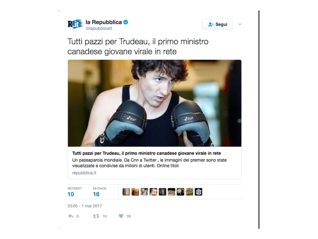 Justin Trudeau: le foto più belle Justin Trudeau: le foto più belle