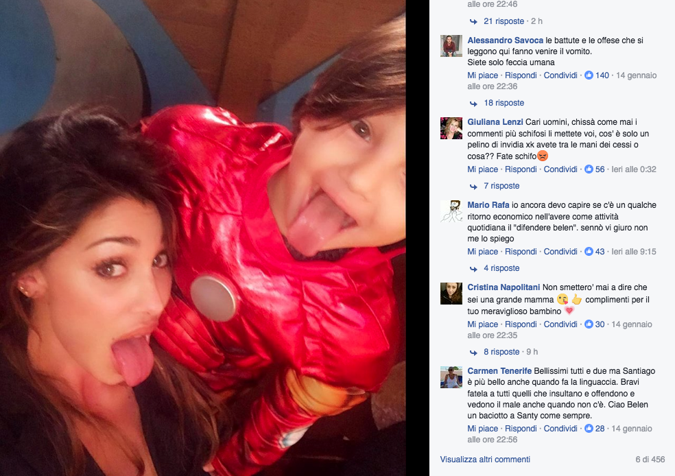 Belén Rodriguez, prove di pace con Stefano De Martino